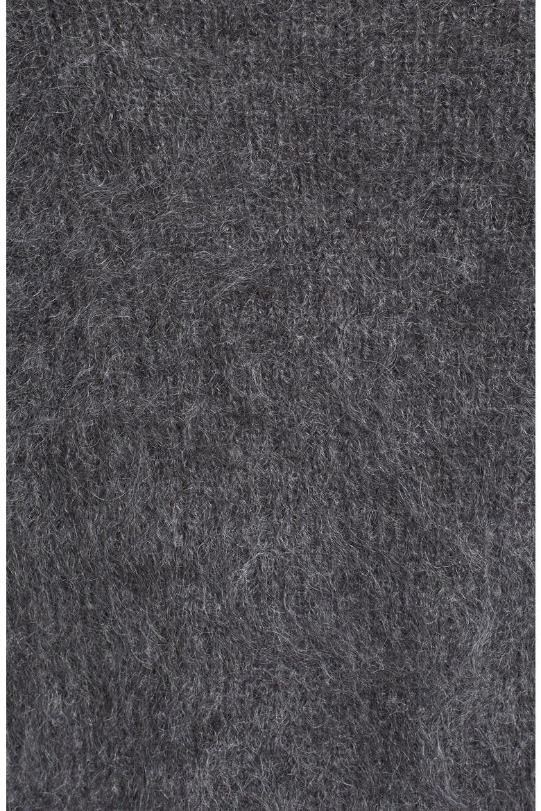 Mohair Blend Pullover, Alternate, color, DARK GREY MELANGE