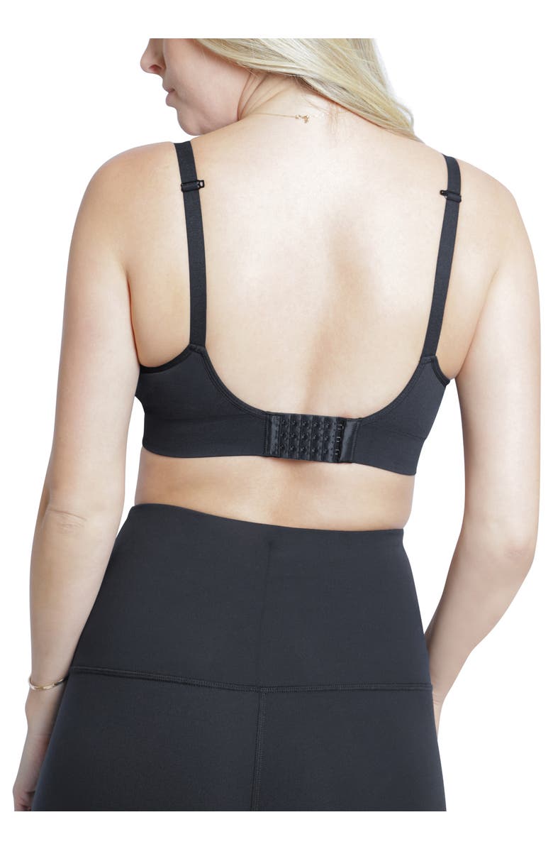 Ingrid & Isabel Cooling Nursing and Pumping Bra, Alternate, color, Black