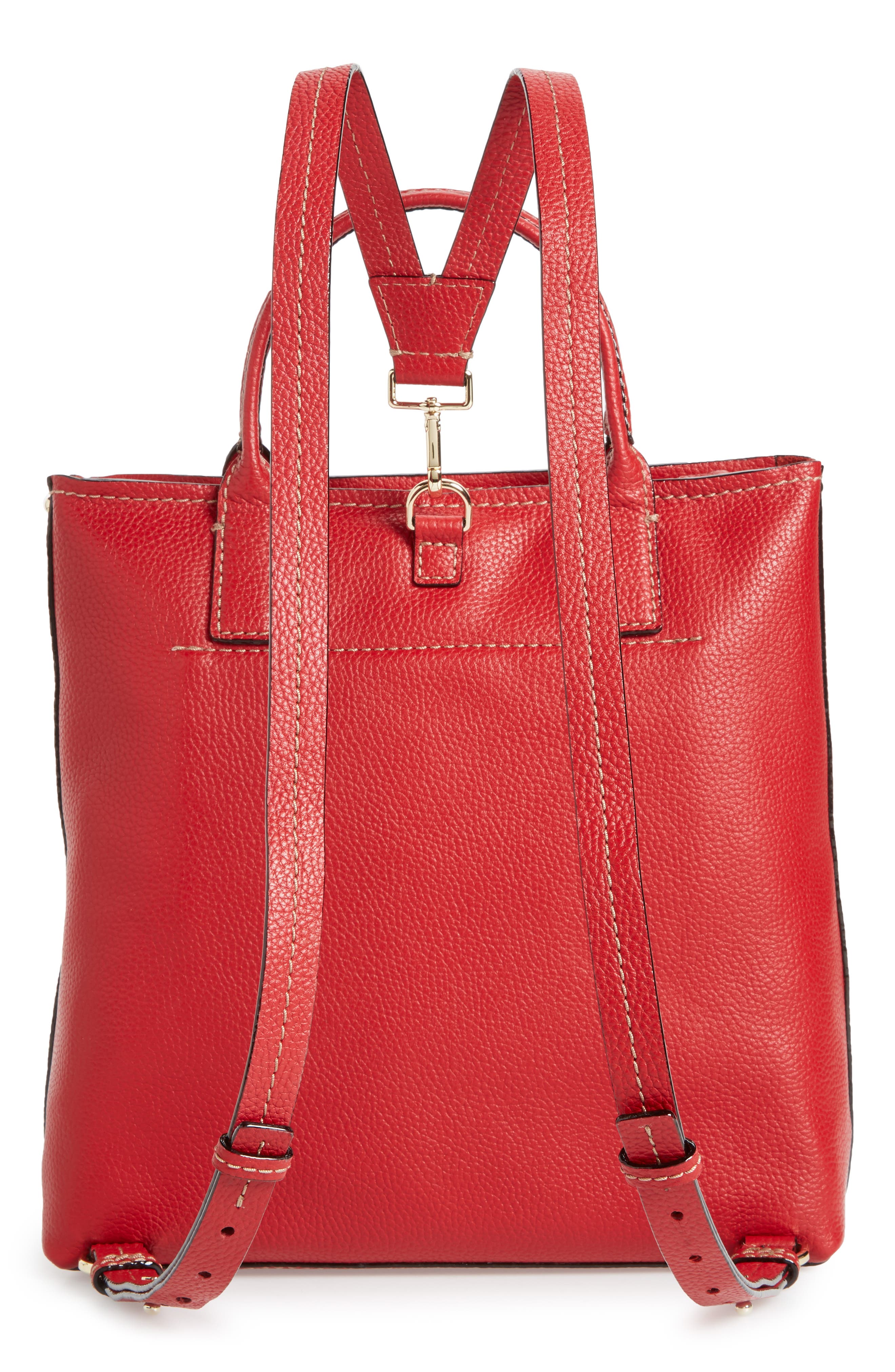 Kate Spade New York maple street - kenzie leather convertible backpack, Alternate, color, 