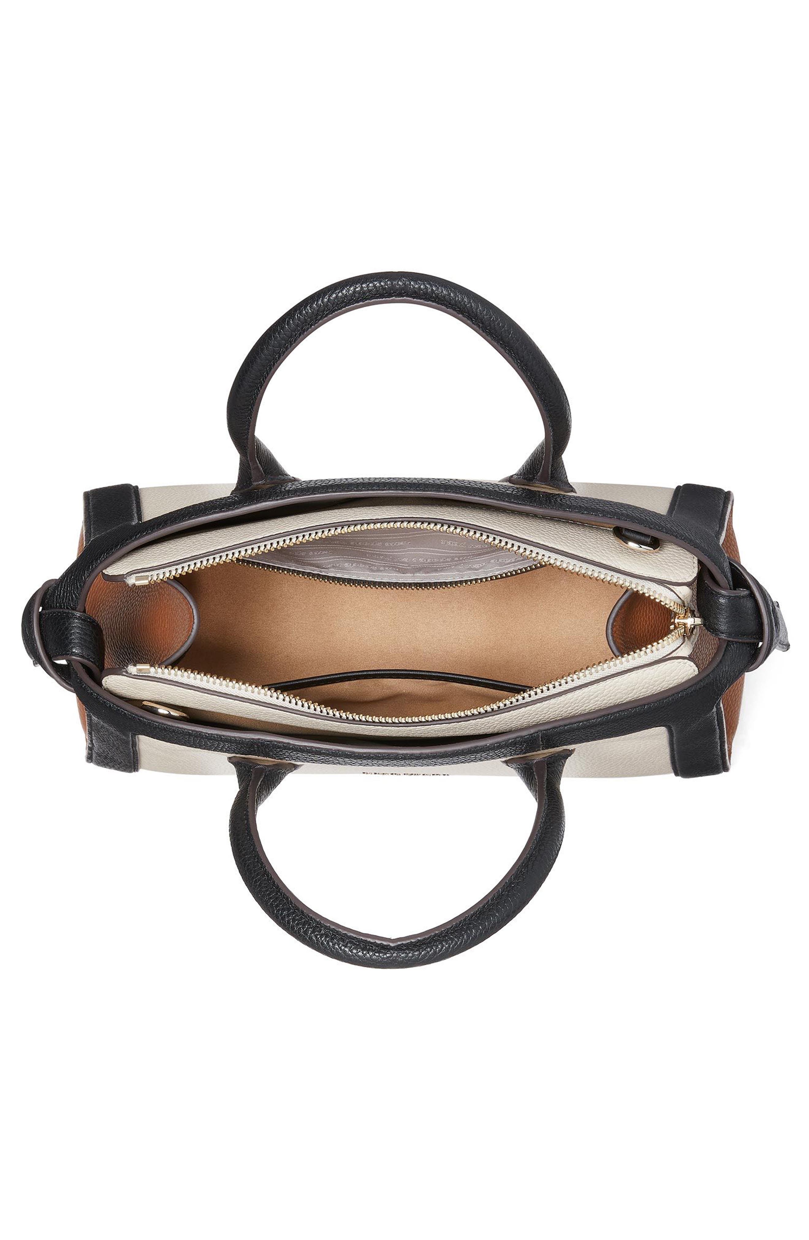 medium knott colorblock leather satchel, Alternate, color, ALLSPICE CAKE MULTI