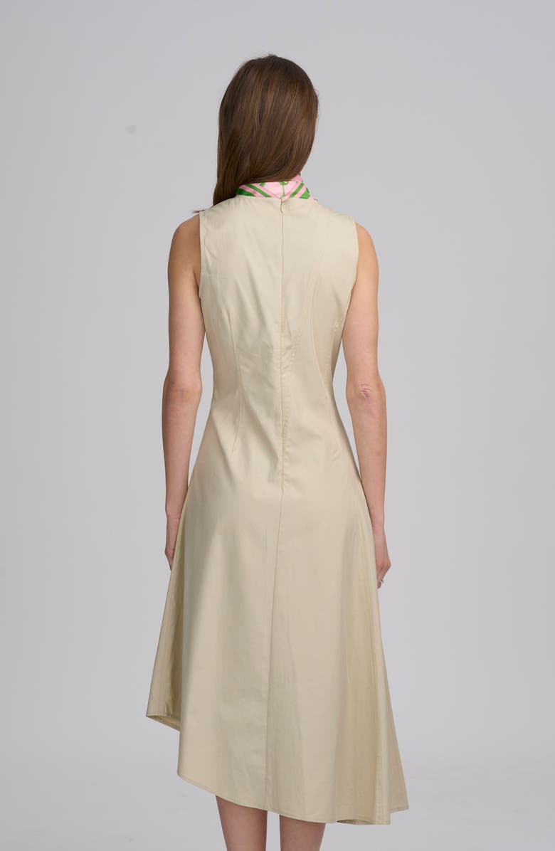 ELLE Collection Asymmetrical Dress, Alternate, color, Sand