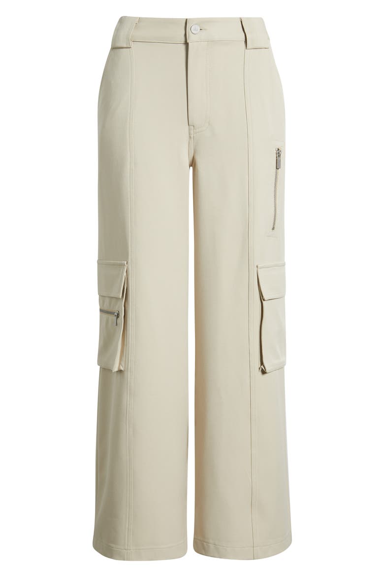 Wide Leg Cargo Pants, Alternate, color, BONE