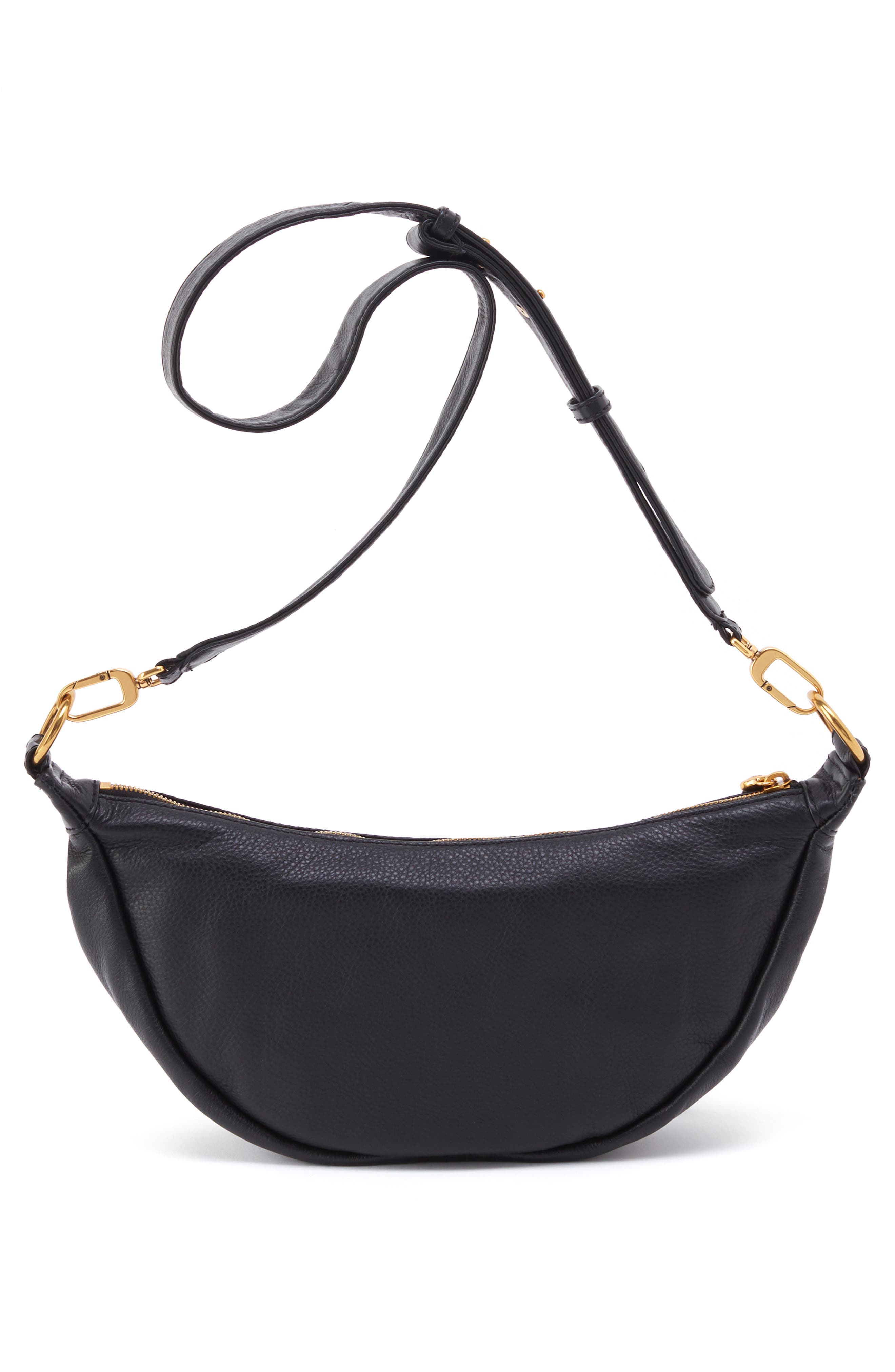 HOBO Knox Leather Crescent Crossbody Bag, Alternate, color, 