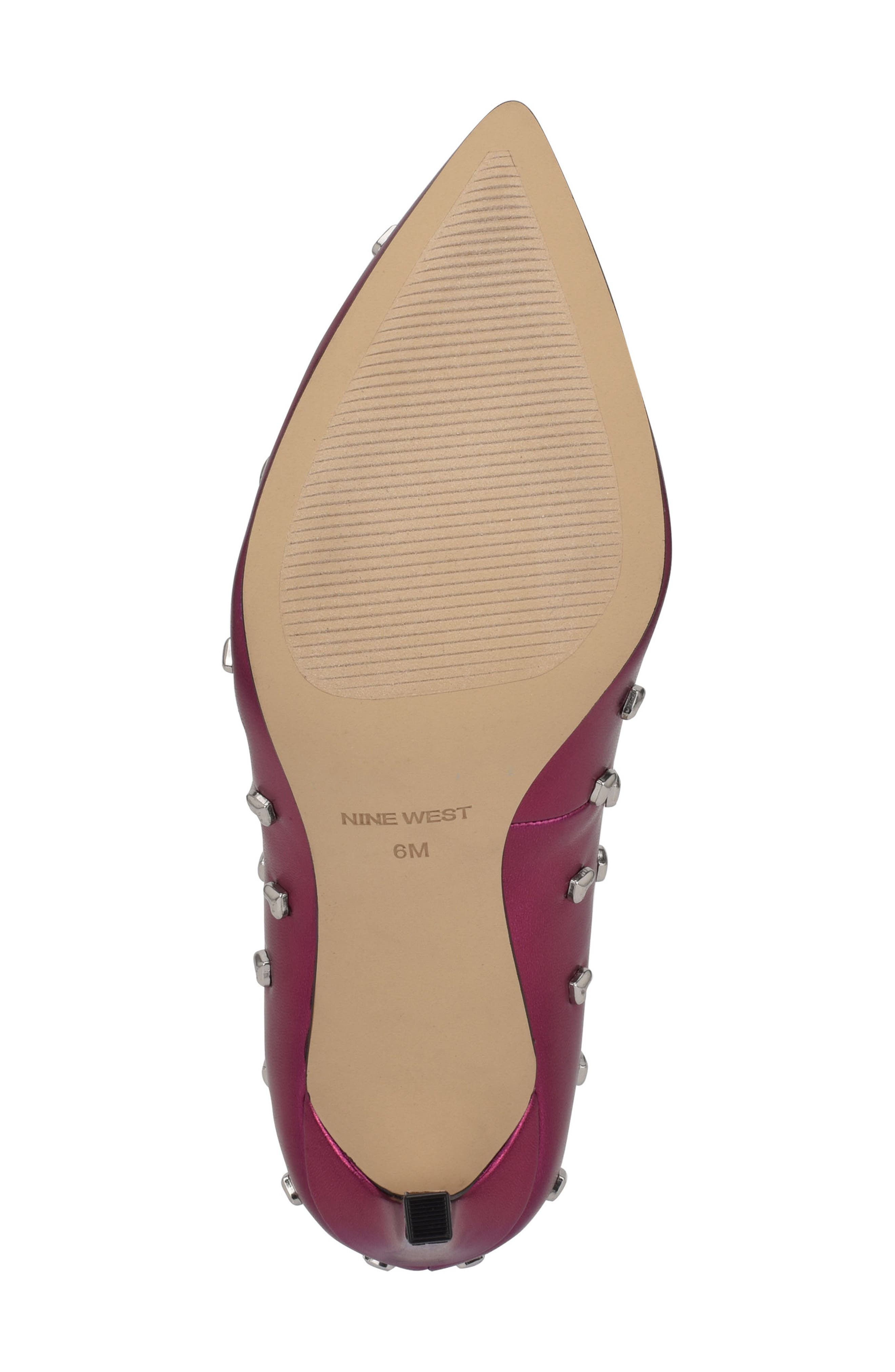 Nine West Tatiana Studded Pointed Toe Pump, Alternate, color, 