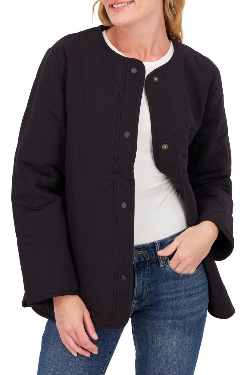 Lucky Brand Quilted Jacket, Alternate, color, 