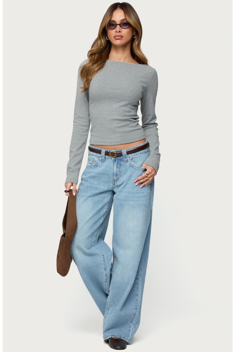 Rivka Straight Leg Jeans, Alternate, color, LIGHT-BLUE