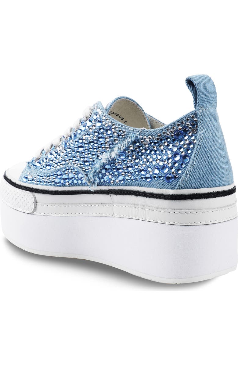 ZIGI Koralay-2 Embellished Platform Sneaker, Alternate, color, Blue/ Multi