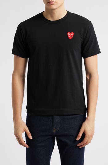 Comme des Garçons PLAY Comme de Garçons PLAY Men's Twin Hearts T