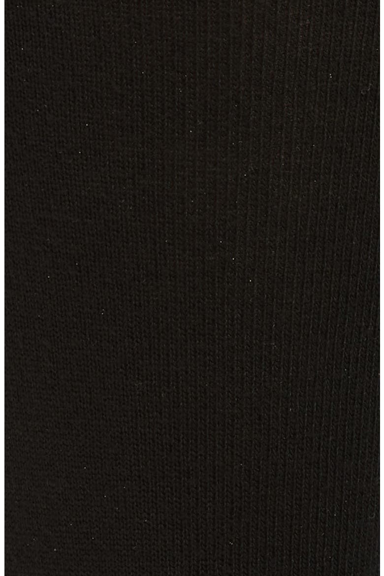 2-Pack Solid Cotton Blend Dress Socks, Alternate, color, BLACK
