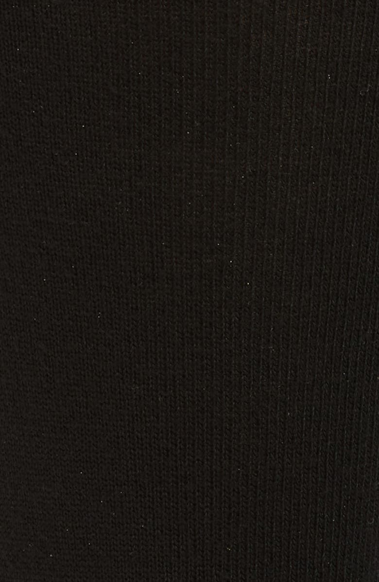 BOSS 2-Pack Solid Cotton Blend Dress Socks, Alternate, color, Black