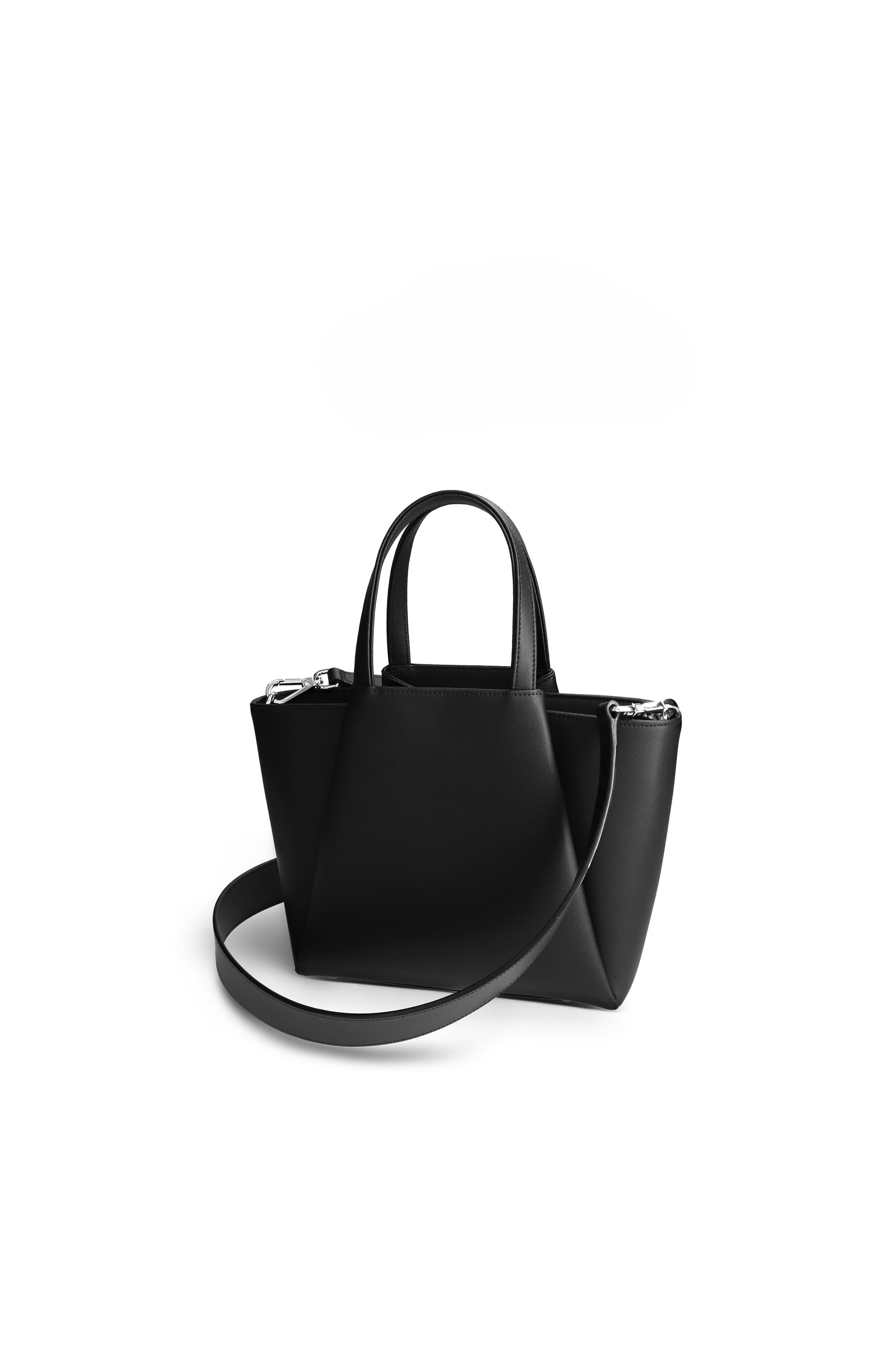 KAAI Mini Pyramid Cross Shoulder Bag, Alternate, color, Black