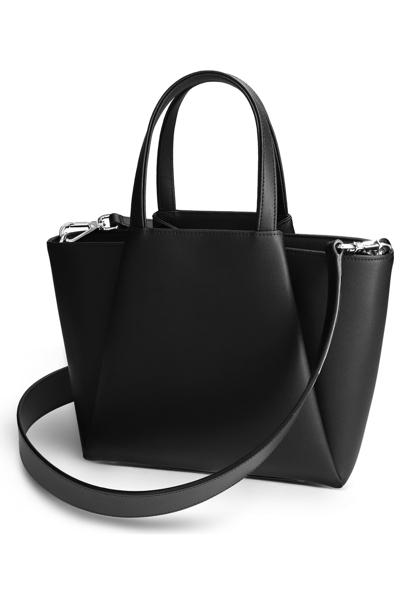 KAAI Mini Pyramid Cross Shoulder Bag, Alternate, color, Black