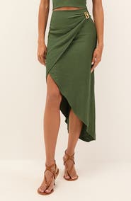 ViX Paula Hermanny Taylor Cover-Up Midi Skirt