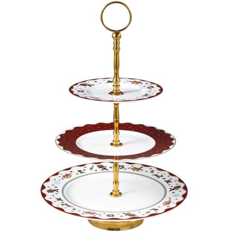 My Noel 3-Tier Cake Stand