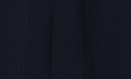 Akris Punto Bomber Zip Front Long Sleeve Dress In Navy