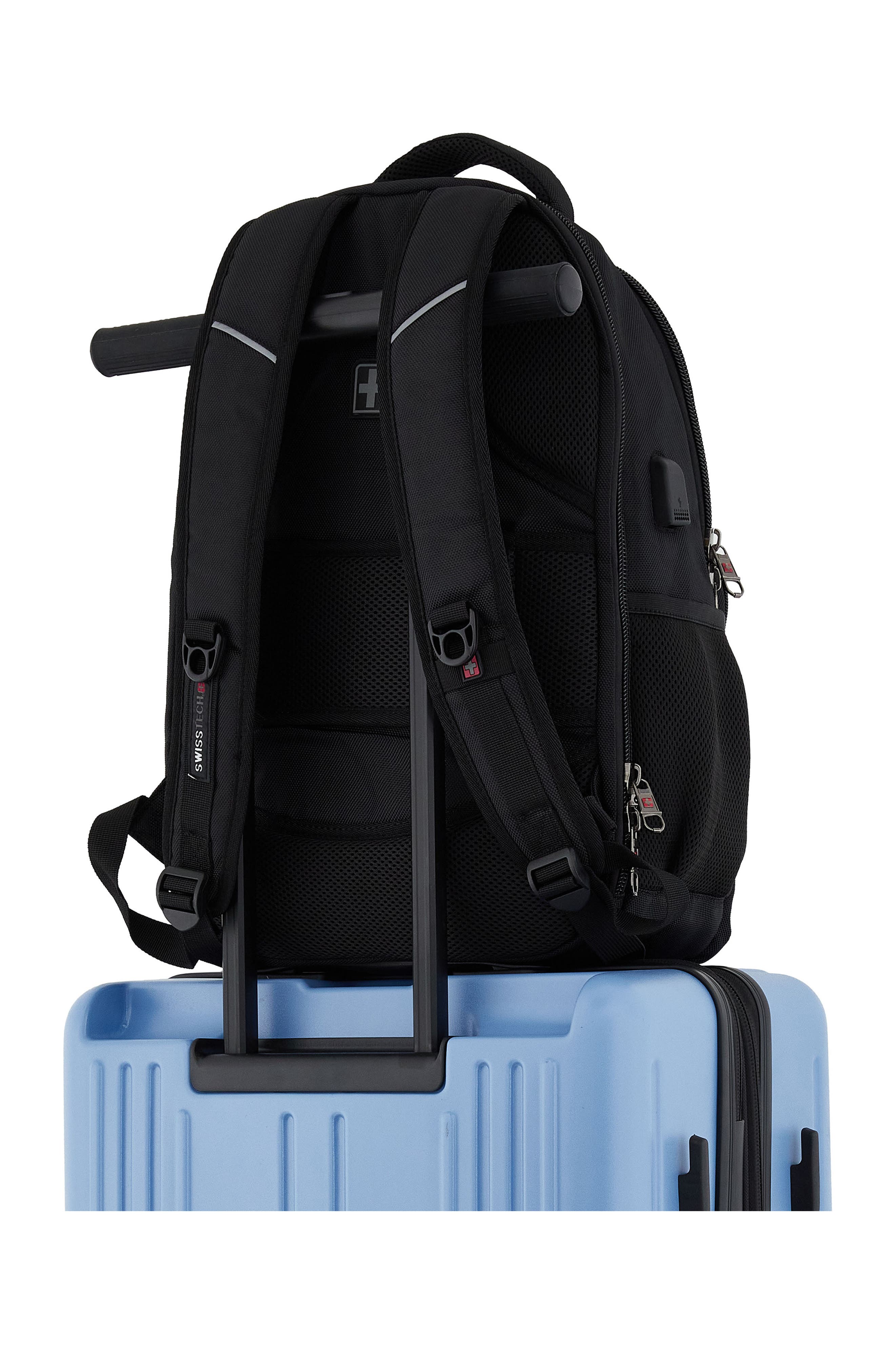 Scotch & Soda Eindhoven 3-Piece Luggage Set, Alternate, color, Mystic Blue