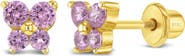 In Season Jewelry Teenie Tiny Butterfly Plated Earrings
