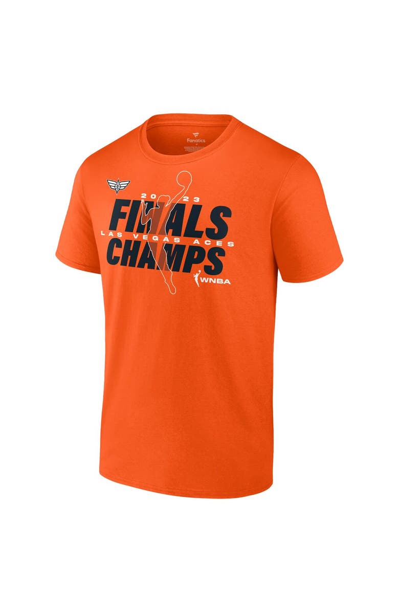 FANATICS Unisex Fanatics Branded Orange Las Vegas Aces 2023 WNBA Finals Champions Signature T-Shirt, Alternate, color,