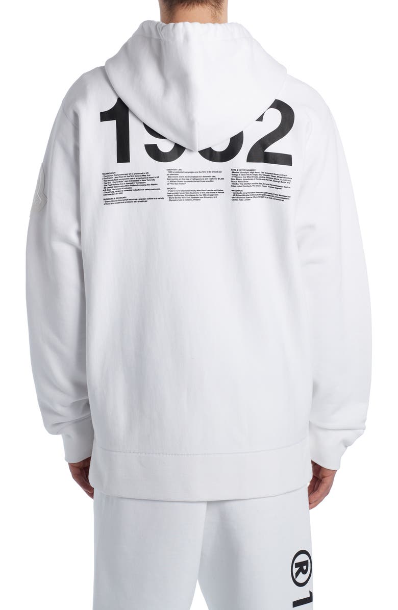 Moncler Genius 2 Moncler 1952 Logo Cotton Hoodie, Alternate, color,