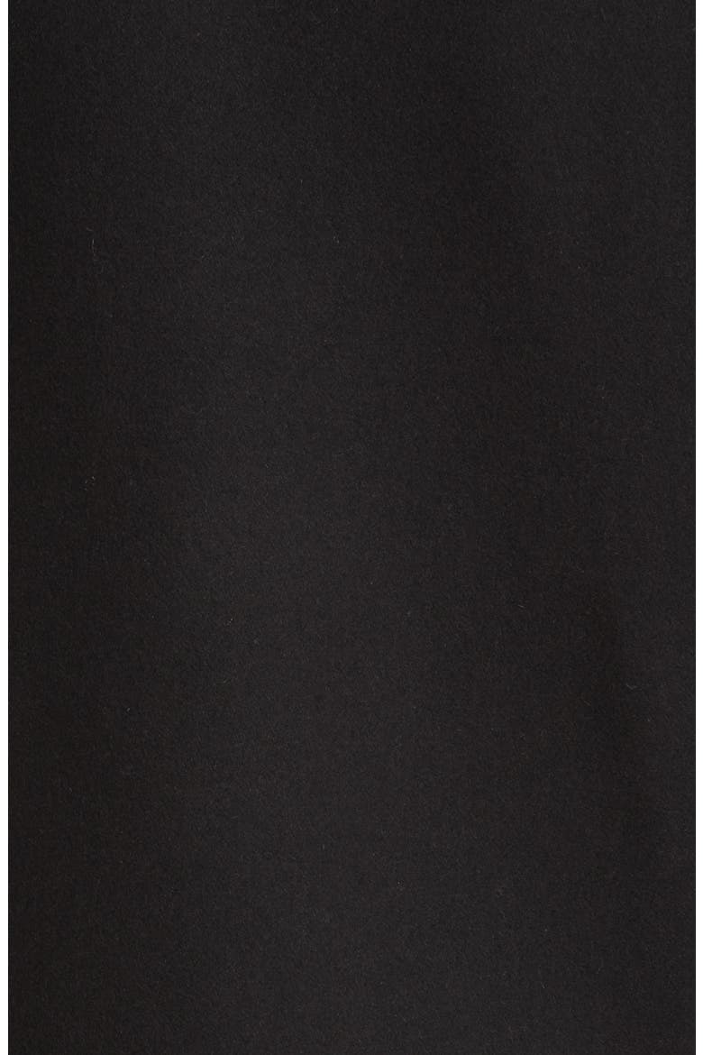 Melton Wool Blend Field Coat, Alternate, color, BLACK