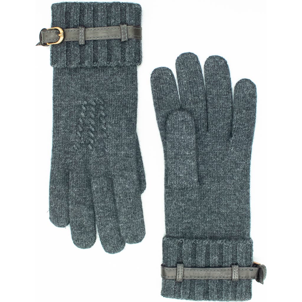 Portolano Gloves With Nappa Belt In Green