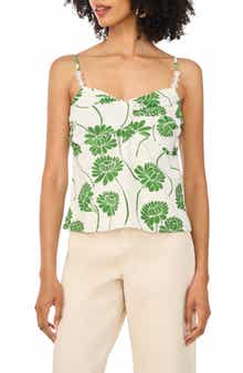 Floral Double Strap Knit Cami