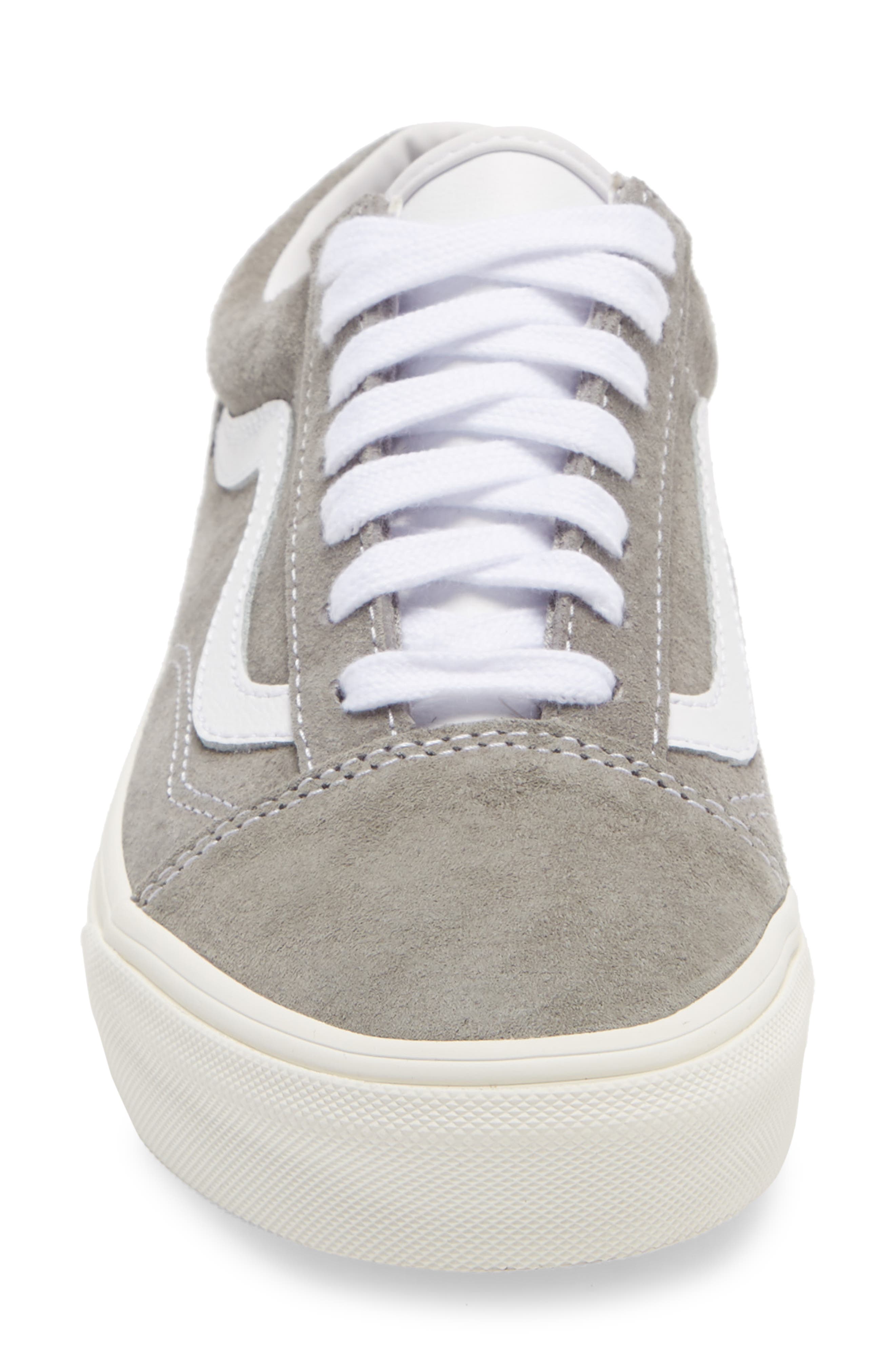 Old Skool Sneaker, Alternate, color, DRIZZLE/ SNOW WHITE