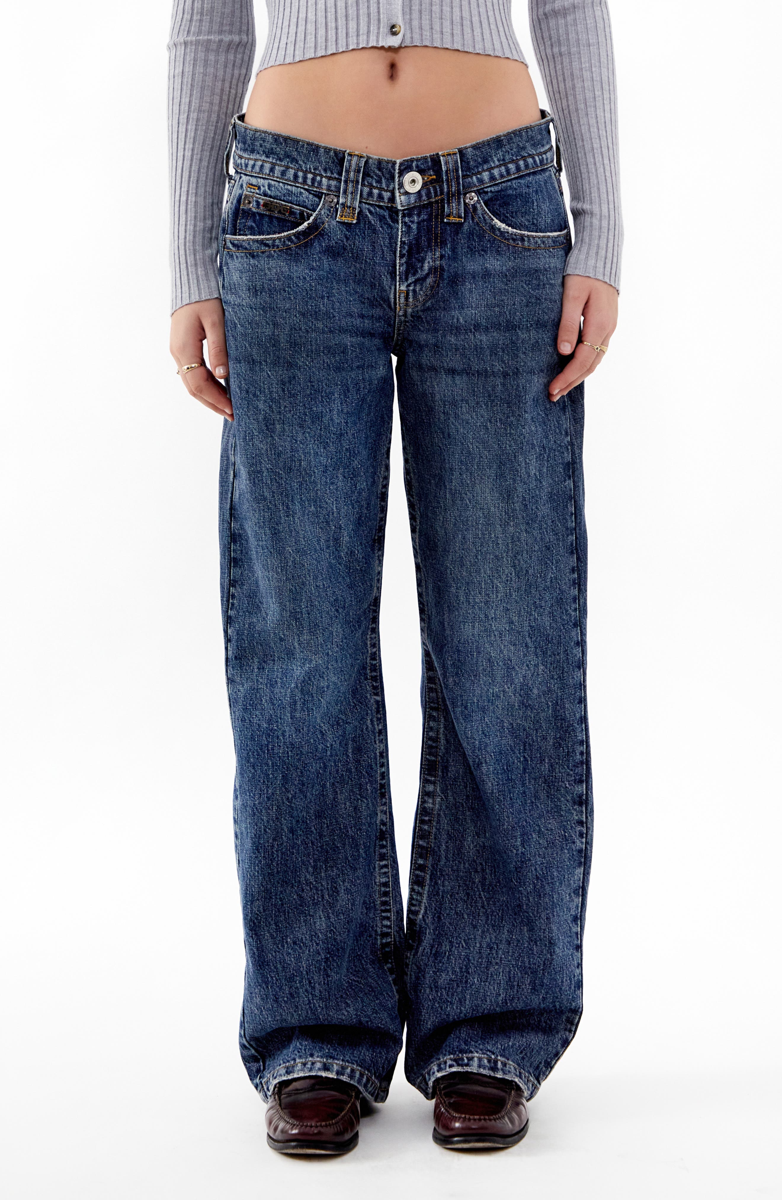 BDG Urban Outfitters Kayla Low Rise Wide Leg Jeans