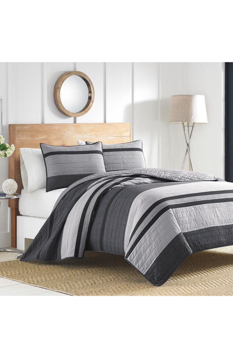 Nautica Vessey Quilt, Alternate, color, Grey