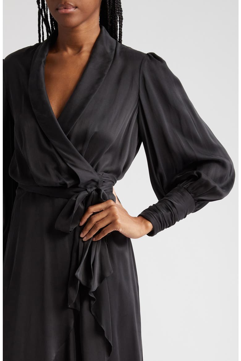 zimmermann silk dress wrap Zimmermann Silk Wrap Midi Dress