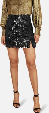 Yumi Big Sequin Mini Skirt