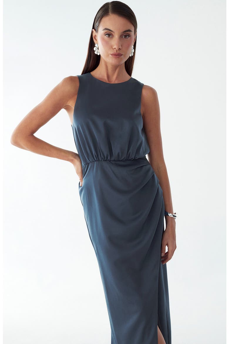 Sharmaine Dress, Alternate, color, Slate Blue