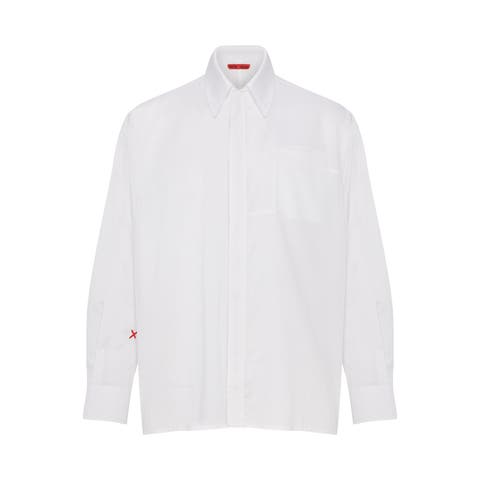 Pure Cotton Woven Shirt With Zip