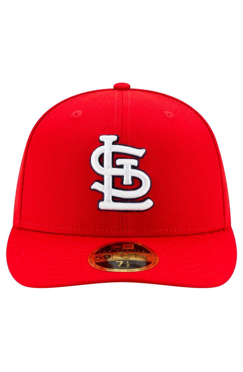 New Era Men's New Era Red St. Louis Cardinals National Baseball Hall of Fame Low Profile 59FIFTY Fitted Hat, Alternate, color, 