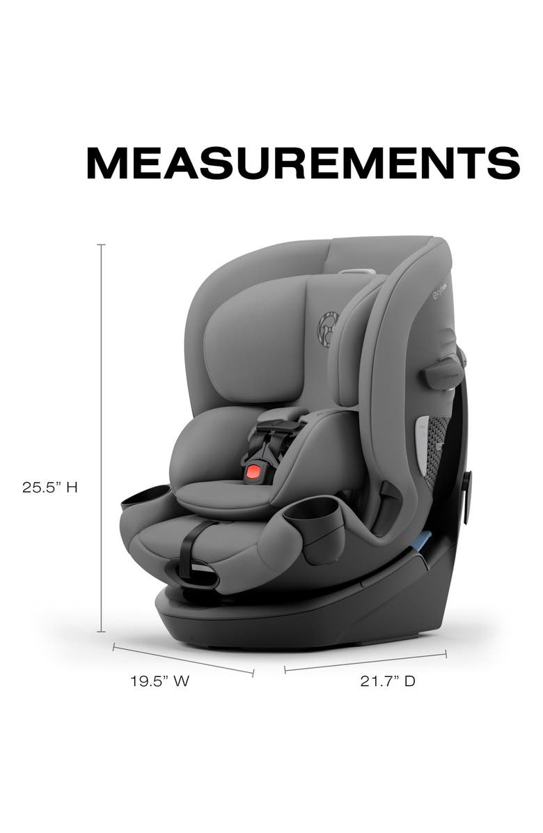 CYBEX Callisto G 360 Select All-in-One Car Seat, Alternate, color, Grey