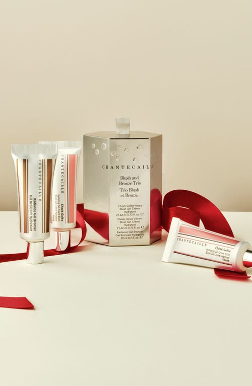 Chantecaille Blush & Bronze Trio Set $147 Value In Transparent