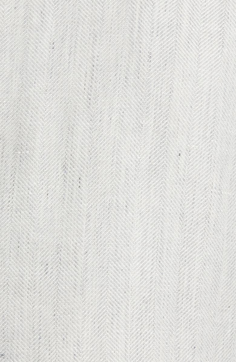 Eleventy Deconstructed Herringbone Linen & Wool Sport Coat, Alternate, color,