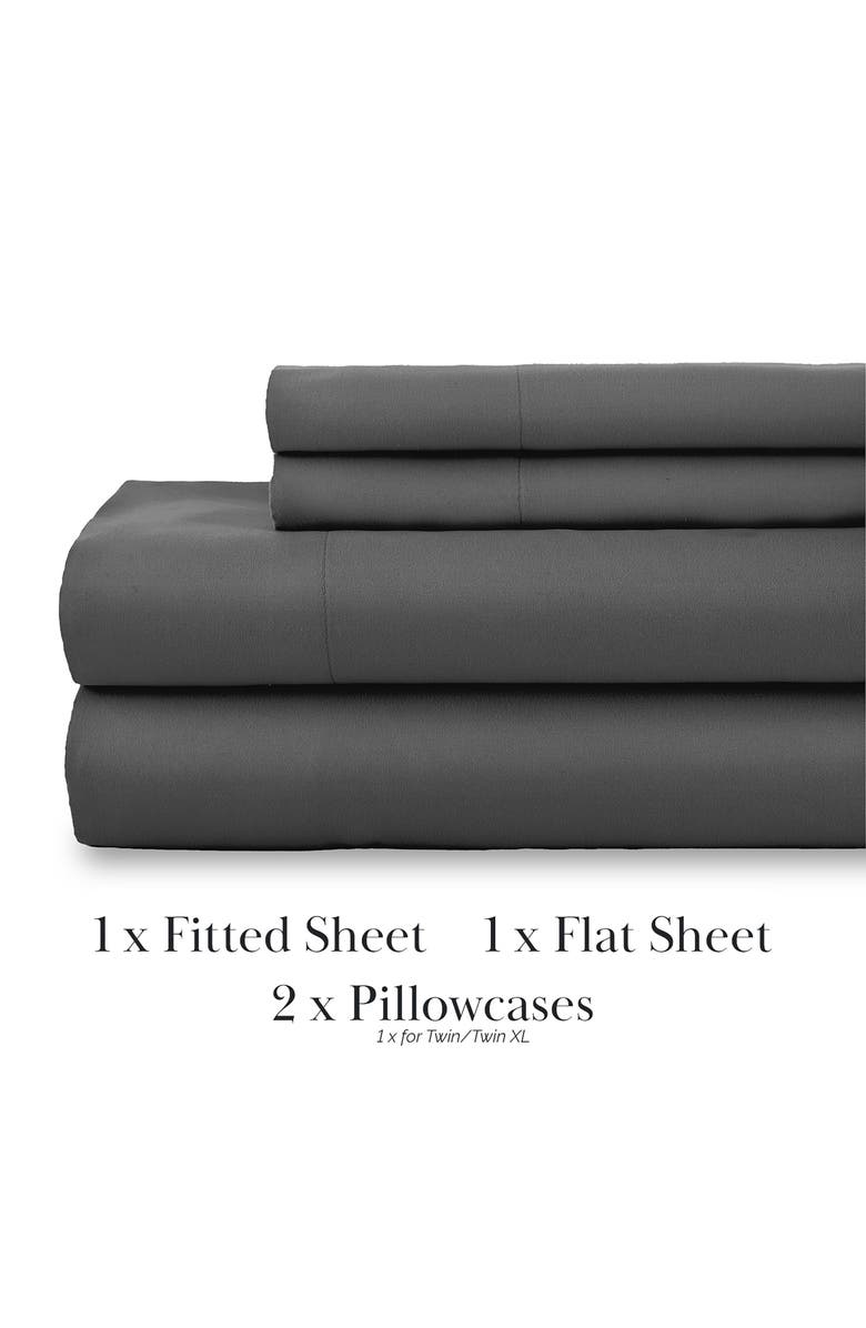 SOUTHSHORE FINE LINENS Classic Soft & Comfortable Brushed Microfiber Sheet Set, Alternate, color, Slate