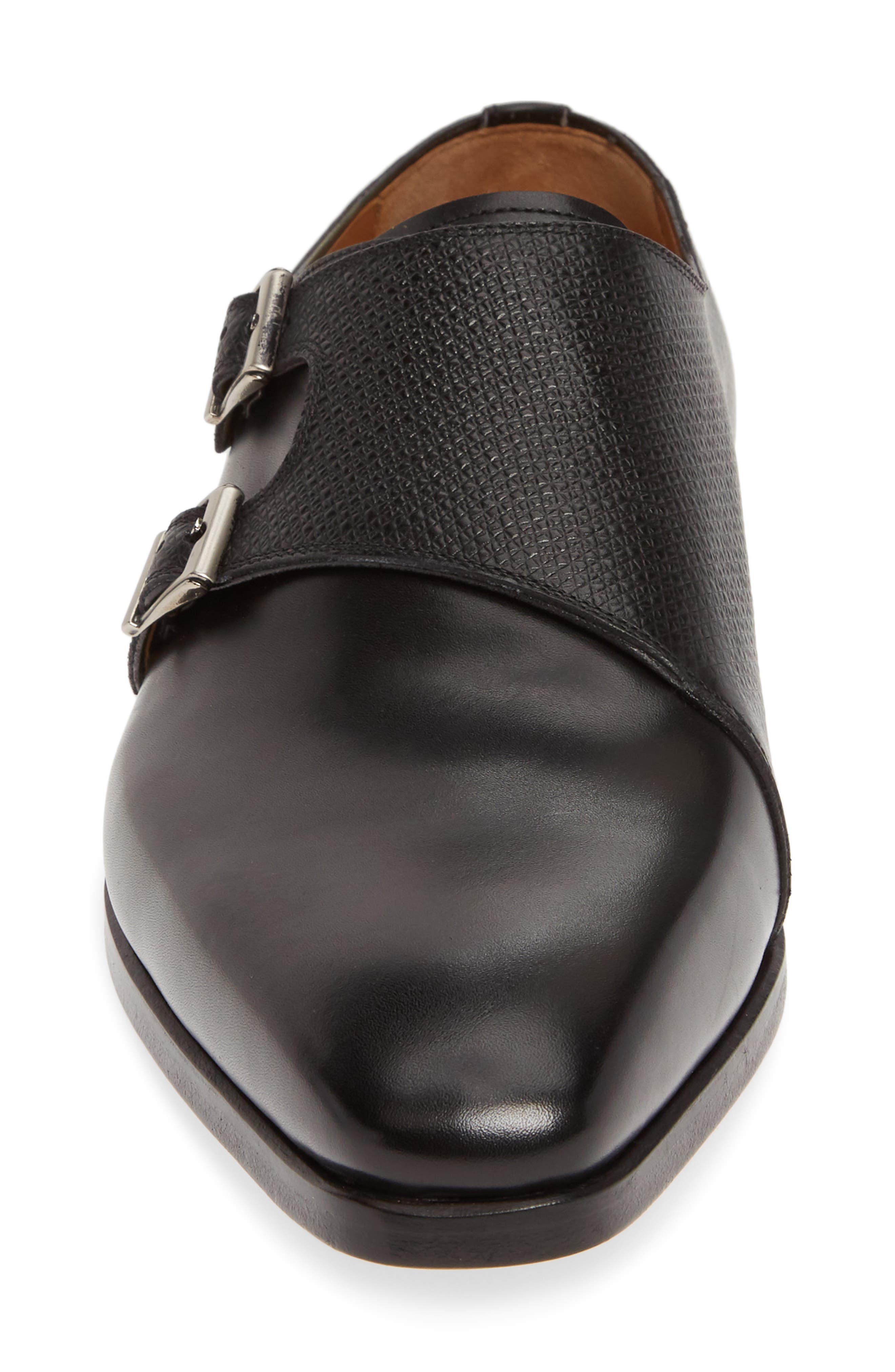 Magnanni Ezra Double Monk Strap Shoe, Alternate, color, 