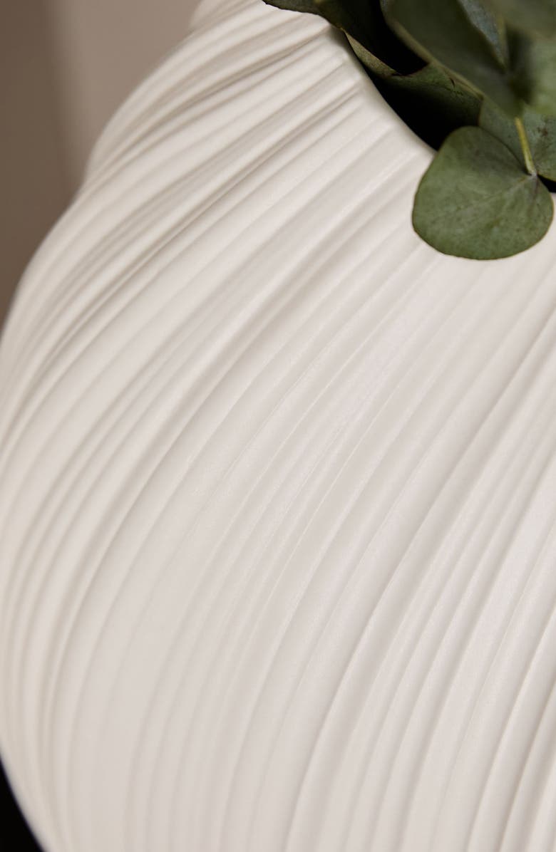 NEXT Pleated Ceramic Vase, Alternate, color,