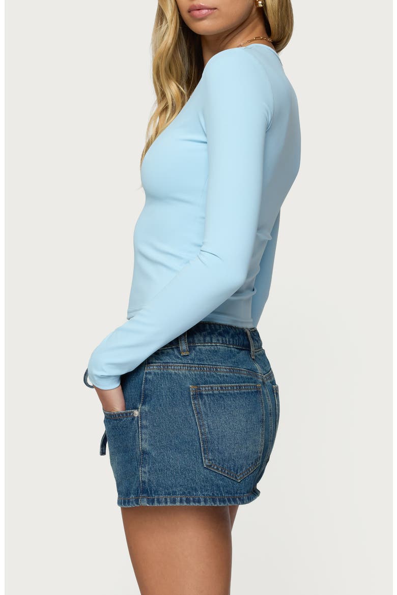 Tay Long Sleeve Crop Top, Alternate, color, LIGHT-BLUE