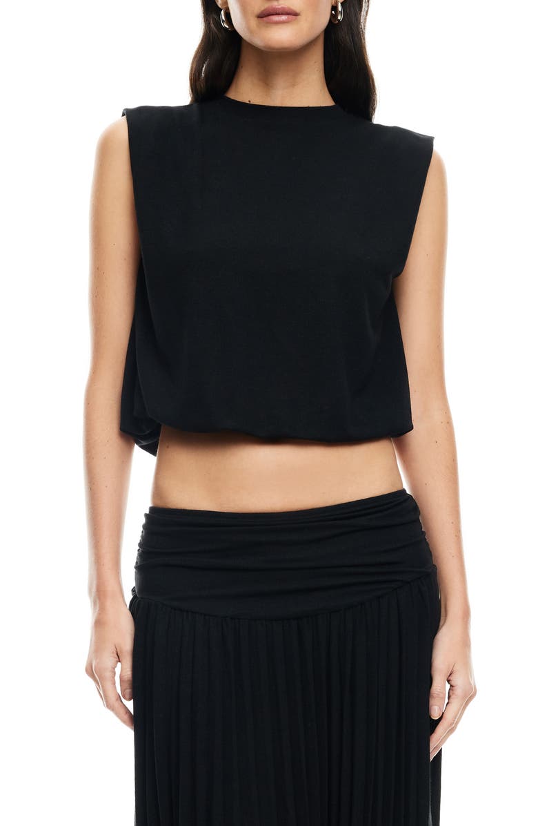LIONESS Field of Dreams Bubble Hem Crop Top, Main, color,