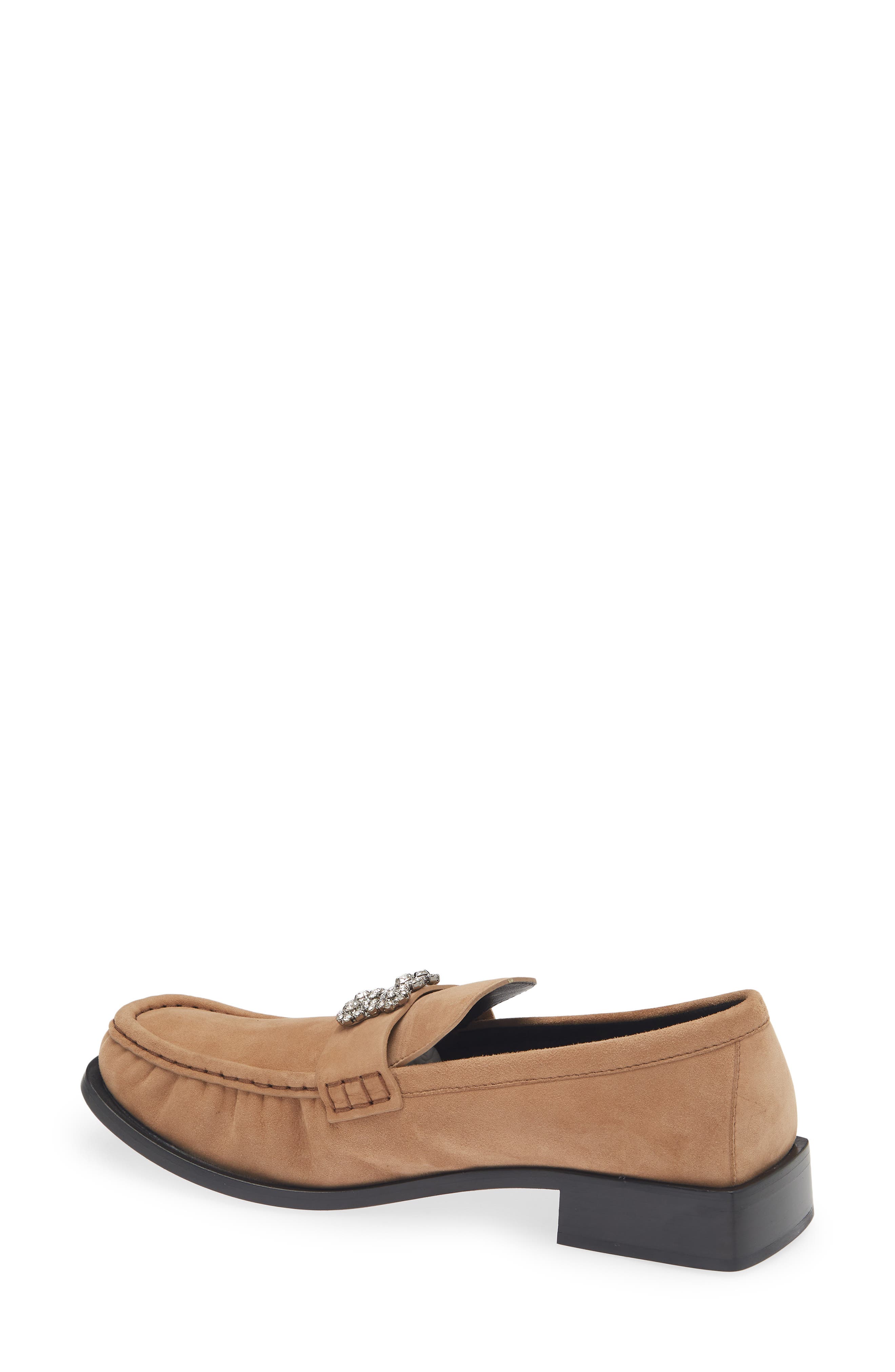 Viv Moc Strass Loafer, Alternate, color, TABACCO CHIARO