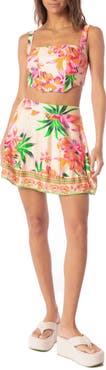 Maaji Floral Two-Piece Cover-Up Minidress