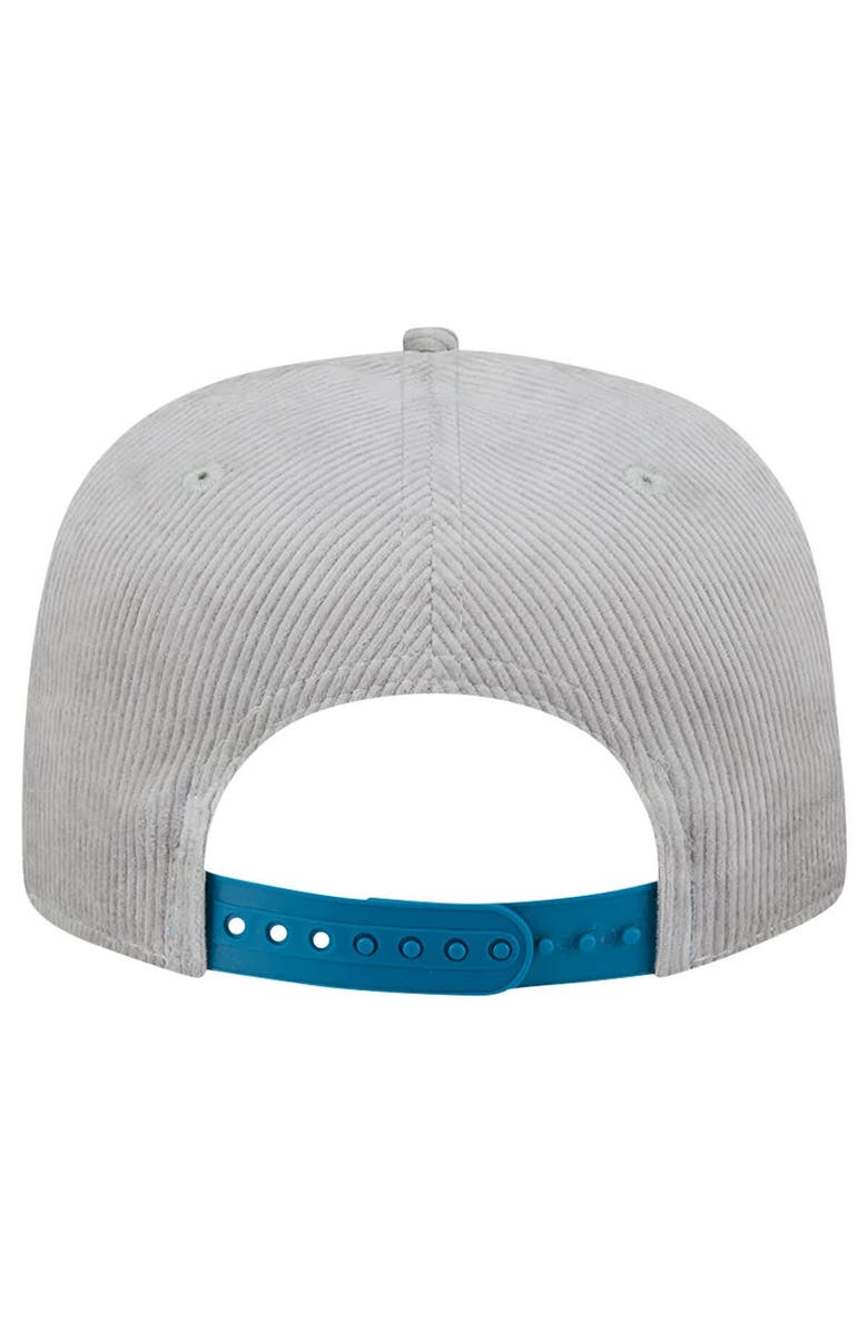 New Era Men's New Era Gray Jacksonville Jaguars Corduroy Golfer Adjustable Hat, Alternate, color, Gray