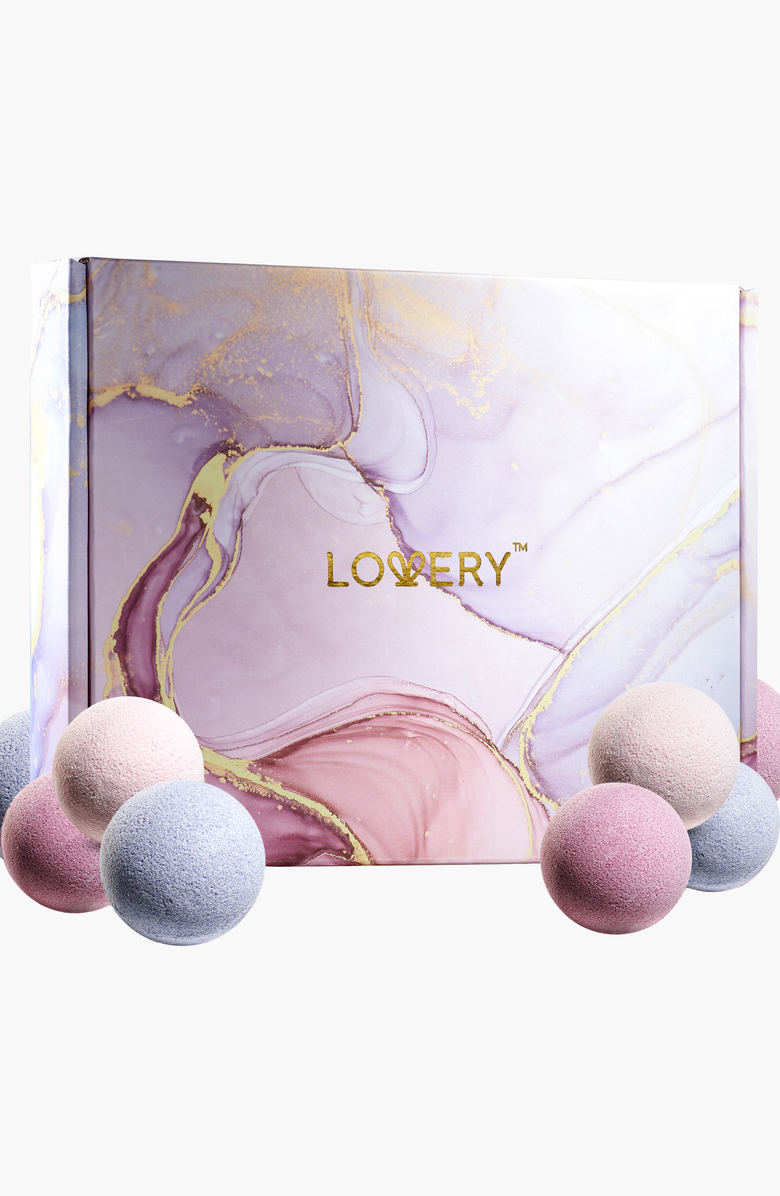 Lovery 30-Piece Handmade Bath Bombs Gift Set, Alternate, color, Cherry Blossom/Vanilla/Jasmine