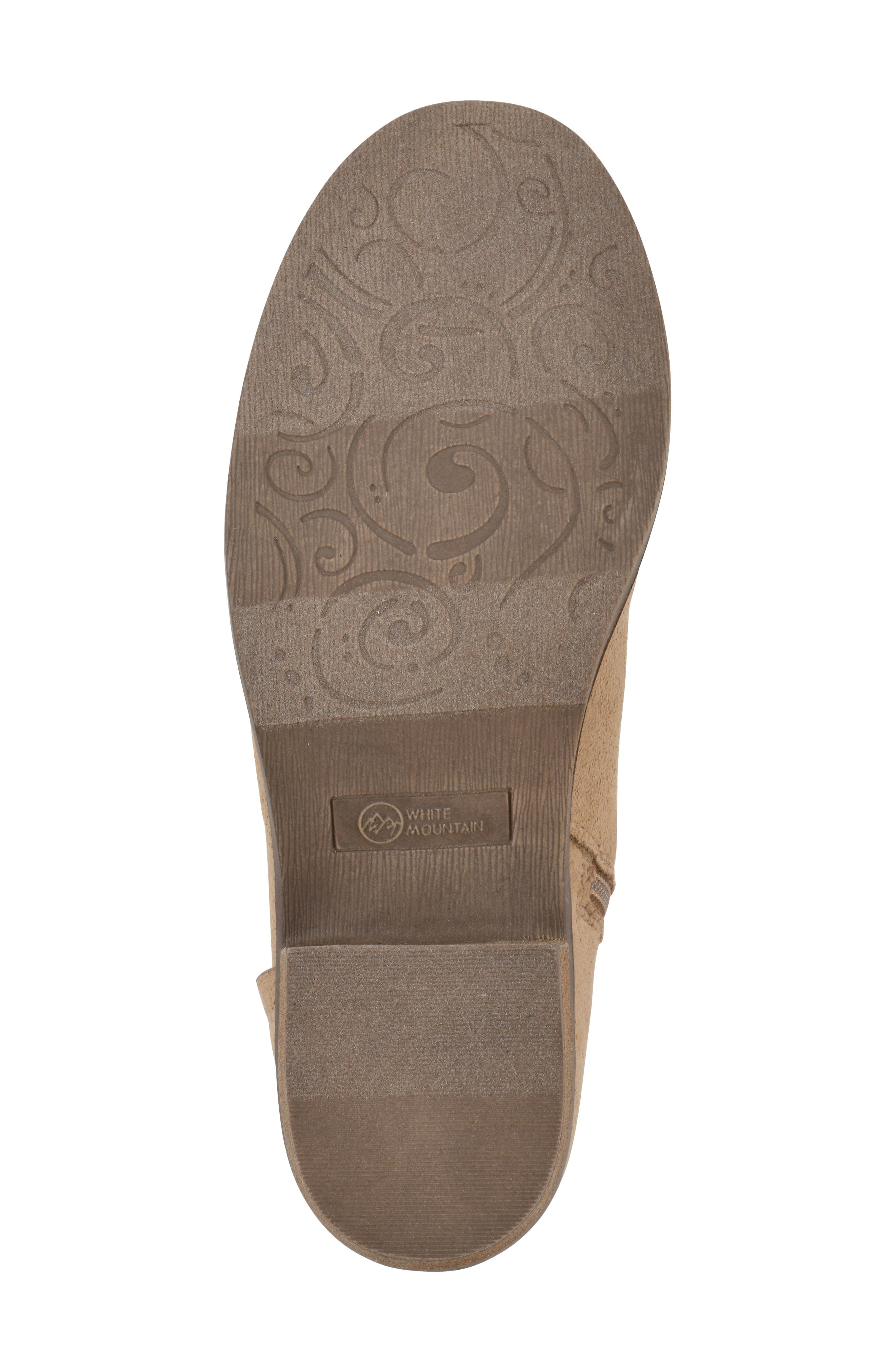 Meringue Western Bootie, Alternate, color, BEACHWOOD/ FABRIC