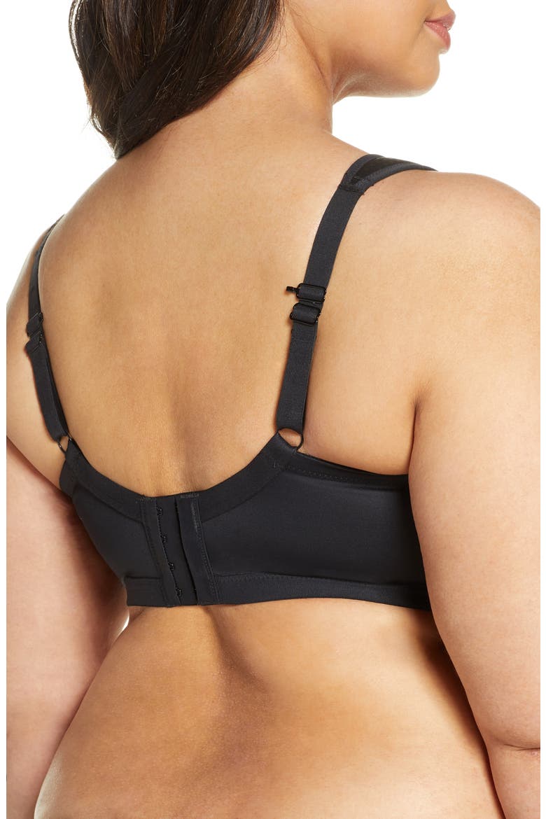 Dynamic Wireless Soft Cup Sports Bra, Alternate, color, JET