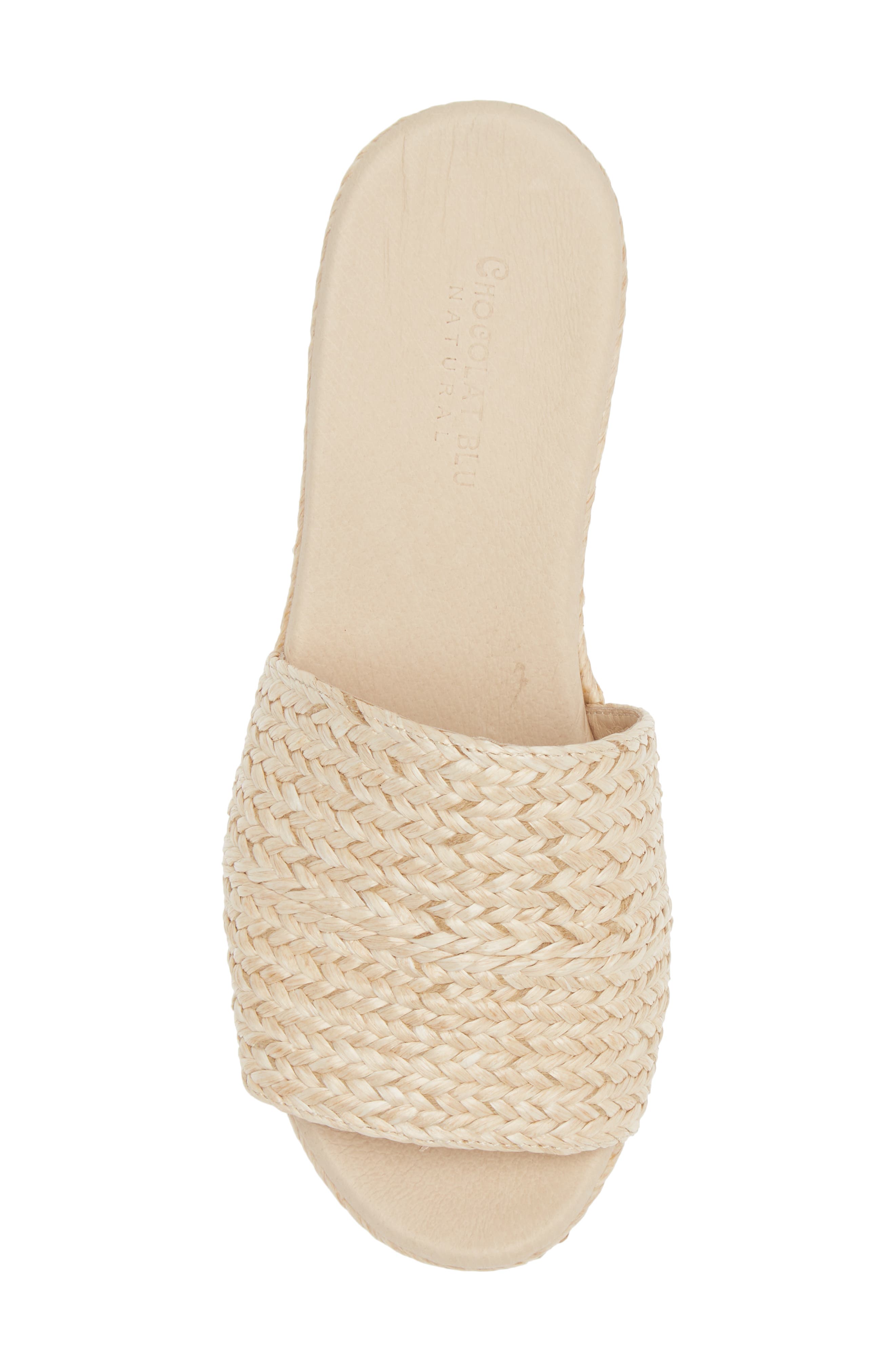 Yunis Sandal, Alternate, color, IVORY RAFFIA