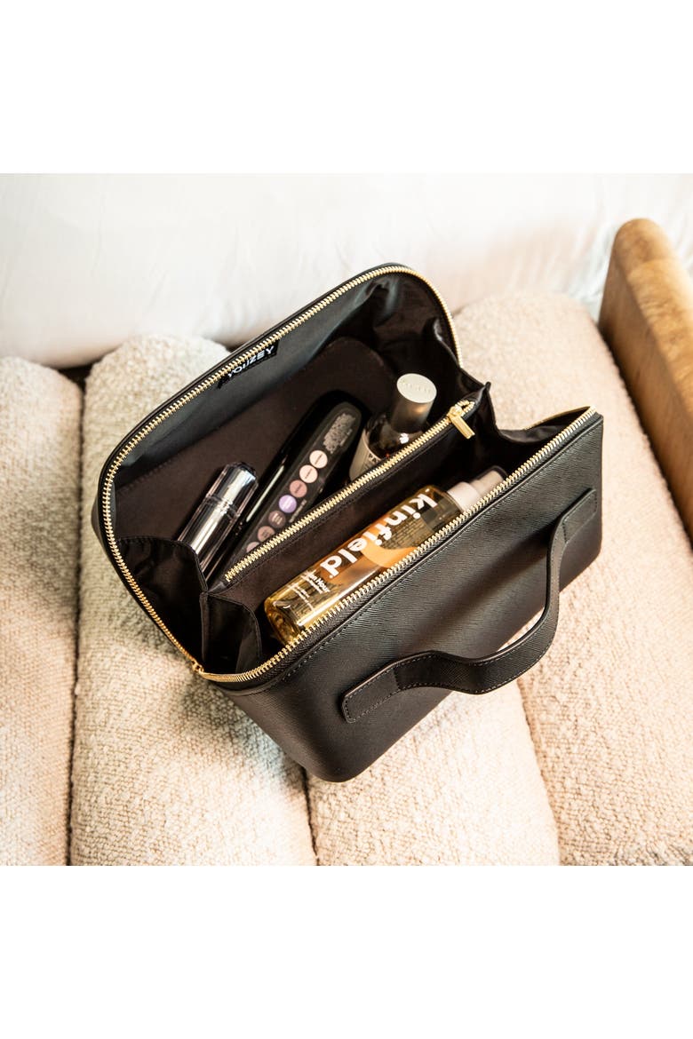Jetsetter - The Travel Cosmetic Case, Alternate, color, Black